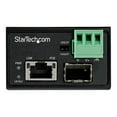 thumbnail image 2 of StarTech.com Convertisseur de Fibre Industrielle PoE+ vers Ethernet 30W, SFP vers RJ45, Fibre Optique Monomode/multimode vers Ethernet Gigabit Cuivre, Taille Mini/Compact, IP-30/ -40 à +75C, 1Gbps - Convertisseur de Média Mini (IMC1GSFP30W) - Convertisseur de Média Fibre - 1GbE - 1000Base-SX, 1000Base-T - RJ-45 (Mini-45g) - SJPmiles, 2 of 4