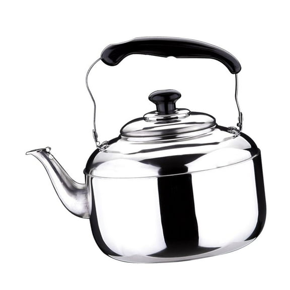 Whistling Kettle, Stainless Steel Base top Teakettle Tea Kettle Teapot, Gas Electric Induction Compatible - Various Sizes Optional - , 5L