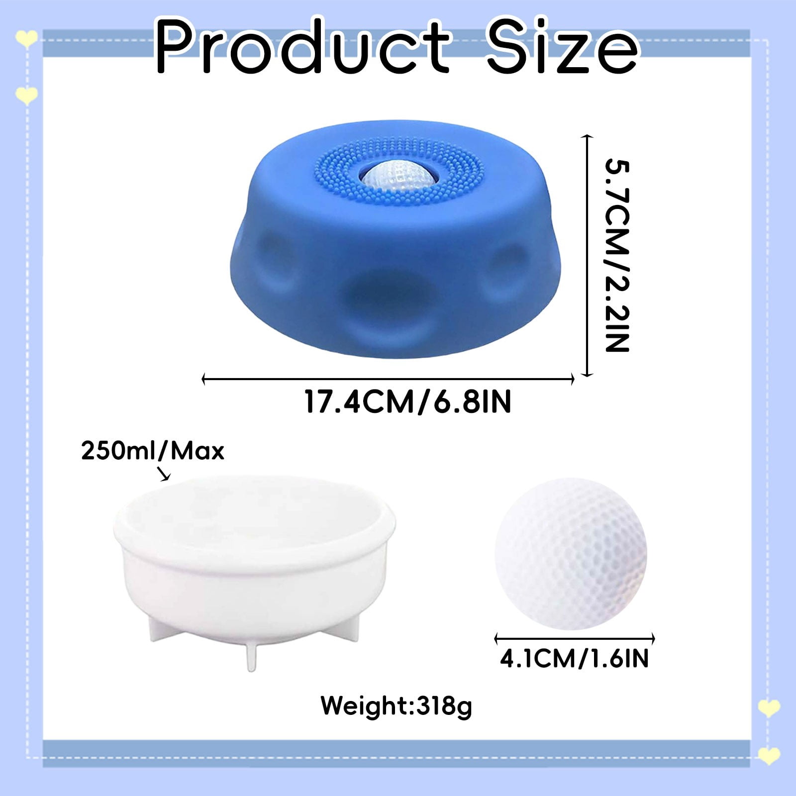 Dog Liquid Lick Bowl 4PCS Set – Slow Feeder Dog Bowls with Rolling Lick Ball, Anti-Spill Pet Licking Toy for Dogs & Puppies, Anxiety Relief, Interactive Treat Dispenser