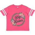thumbnail image 3 of Inktastic Big Sister with Flower Circle Girls Toddler T-Shirt, 3 of 5