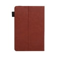thumbnail image 4 of Case for Universal 7 Inch Android Tablet/Galaxy Tab A 7-Inch SM-T280 /Galaxy Tab 4 7" T230 /Onn 7 Inch, PU Leather Folio Multi-Angle Viewing Stand Card Slots Case with Elastic Band Case Cover, Brown, 4 of 5