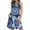 #1-Blue, variant on Summer Dresses Summer Dresses Women Beach Floral Sleeveless Sundress Casual Pockets Boho Dress