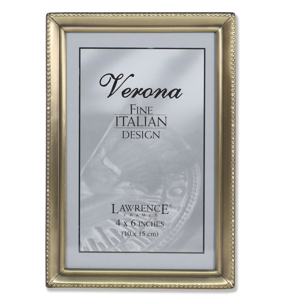 Lawrence Frames Metal Picture Frame, Gold