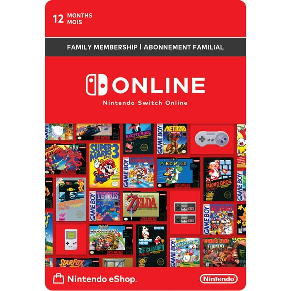 Nintendo Switch Online Family Membership 12 Month (Digital Code)