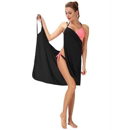 LELINTA Women Cover up Summer Holiday Hollow Out Bikini Cover Up Swimwear Bandage Swim Bathing Suit Loose Beach Wear Dress