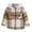 Brown, variant on EnJoCho Fall Jackets for Toddler Girls 3t 4t Kids Baby Boys Girls Flannel Shirt Jacket Plaid Patchwork Long Sleeve Lapel Button Down Fall Shirt Hooded Coat Outwear Kids Trendy Winter Clothes Clearance