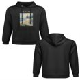 thumbnail image 2 of Sudadera con capucha con pintura al óleo de Renoir junto al mar, artística y retro, de algodón agradable para la piel, top informal unisex., 2 of 5