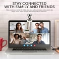 thumbnail image 5 of Aluratek AWC01F - USB HD 1080P Webcam w/Manual Focus, Perfect for Streaming, Video Calls, and Online Meetings Video and Audio, 5 of 7