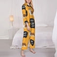 thumbnail image 3 of Balery Corgi Conjunto de Pijama con Estampado para Mujer, Conjunto de Dos Piezas con Manga Larga, Ropa de Dormir Suave con Bolsillos, Pijamas Cómodos-XX-Large, 3 of 7