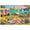500 PCS, variant on 1000 Piece Jigsaw Puzzle, Camping by The Lake Nature Forest Scenery, Relaxing Outdoor Design, Family Game Night Beautiful Home Wall Decoration Puzzle, 30" x 20"
