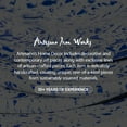 thumbnail image 6 of Hand-Painted Enamelware Set of 16 Pieces - Blue Freckles Design - Artesano Home Decor, 6 of 7