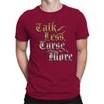 thumbnail image 2 of Bold Gothic Typography Message Men's T-shirt, 2 of 3