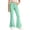 01-Mint Green, variant on QIUOMBBP Black School Uniform Pants for Girls Button Front Flared Leg Dress Pant Preppy First Day Of School Outfits