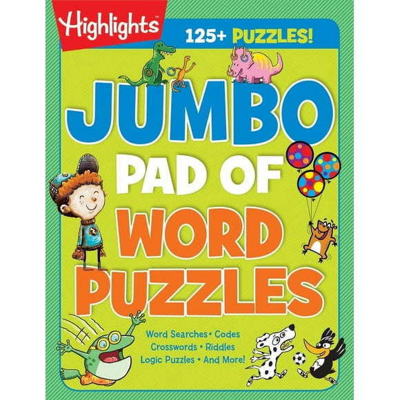 Highlights Jumbo Books & Pads: Jumbo Pad of Word Puzzles (Paperback)