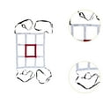 thumbnail image 6 of Baoblaze Baseball Training Net Pitching Target Goal Frame Net Practice Scoring Training Equipment Accuracy Training Strike Zone Target 9 Hole, 6 of 8