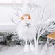thumbnail image 2 of 2 piezas de ángel colgante de Navidad, decoración de ángulo de árbol de Navidad, colgante de muñeca de ángel, adornos colgantes para árbol de Navidad, manualidades navideñas, decoración de elfos, 2 of 5
