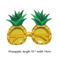 thumbnail image 3 of Yucurem Summer Fruit Eyeglasses, Funny Fruit Shape Eyeglasses for Taking Photo, Novelty Sunglasses for Beach (Pineapple), 3 of 7