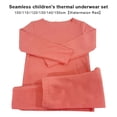 thumbnail image 4 of Qarigey Ropa interior térmica gruesa para niños, ropa adelgazante, traje, pijama, camisa cálida de invierno frío, conjunto de pantalones Pijama 130cm, 4 of 6