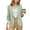 Mint Green, variant on Women's Solid Casual Blazer Open Front 3/4 Sleeve Lightweight Work Office Blazer Jacket with Pockets Business Collared Mint Green, Gifts for Women