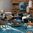 thumbnail image 3 of Pillow Perfect 598789 Samba Blue & Black Rectangular Throw Pillow, 3 of 3