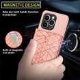 thumbnail image 5 of Decase for iPhone 14 Pro Wallet Case with Card Holder,RFID Blocking,Kickstand,Wrist Strap,Fit Magnetic Car Mount Luxury Leather Back Flip Cover Case for iPhone 14 Pro, Pink, 5 of 8
