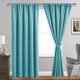 thumbnail image 1 of Jiuzhen Cortinas Opacas Para Dormitorio – Aislamiento Térmico Para Oscurecer La Habitación, Reducción De Ruido, 70 X 84 Pulgadas De Largo, Cortinas Para Sala De Estar, Juego De 2 Paneles Con Alzapaños, 1 of 5