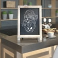 thumbnail image 2 of Flash Furniture Canterbury 12" x 17" Weathered Tabletop Magnetic Chalkboards with Metal Scrolled Legs, Hanging Wall Chalkboards, Countertop Memo Boards, Set of 10, 2 of 13