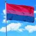thumbnail image 3 of 90*150cm Pink Blue Rainbow Flag Bisexual Pride LGBT Flag, 3 of 7