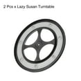 thumbnail image 3 of 6.9inch Rotating Swivel Stand with Steel Ball Bearings Annular Lazy Susan 0.47inch with White Rubber Ring 2pcs, 3 of 5