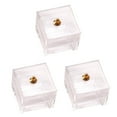 thumbnail image 1 of HEVIRGO 3 Pcs Boîte Transparente pour Maison de Poupée Application Large Boîte de Rangement Minimaliste en Plastique pour Maison de Poupée 1/12, 1 of 10