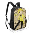 thumbnail image 2 of Bill Cipher Backpack, Anime Backpack, Durable Daypack, Large Capacity School School Bag, 16.7x12.2x5.3 Inch, 2 of 6