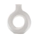 thumbnail image 2 of Florero de ceramica Perfecl Arreglo floral circular decorativo blanco L, 2 of 8