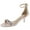 Champagne, variant on Jewel Badgley Mischka Dash Ankle Strap Kitten Heel