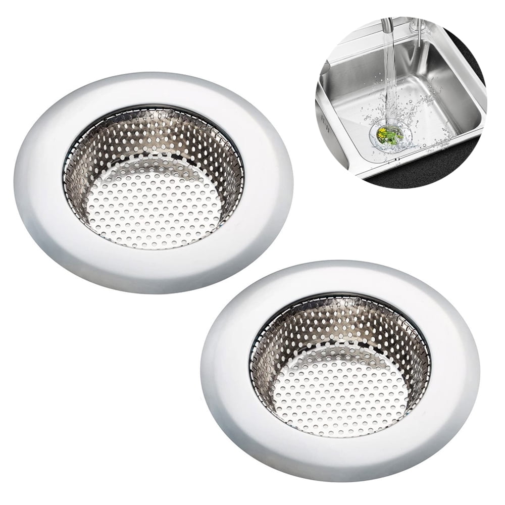 SINK STRAINER SET HELPS KEEP DRAINS CLEAR PLUGS 4.5cm 7cm RUBBER ASSORTED SIZE 