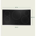 thumbnail image 2 of CEP90361TBB 36 Inch Radiant Cooktop With 5 Elements, 2 of 7