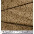 thumbnail image 2 of Soimoi Brown Modal Satin Fabric Brush Stroke Abstract Print Fabric by the Yard 42 Inch Wide, 2 of 3