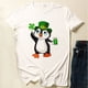 thumbnail image 2 of Moda mujer Casual cuello redondo St. Patrick's Day impreso camiseta suelta manga corta Tops blusa Pompotops hkajfhjk458922, 2 of 3