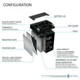 thumbnail image 3 of YTX14AHL 12V 12Ah Battery Replacement for GTX14AHL-BS Power Sport, 3 of 6