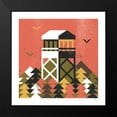 thumbnail image 2 of Paterson, Robert John 15x15 Black Modern Framed Museum Art Print Titled - Firewatch, 2 of 5