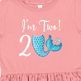 thumbnail image 4 of Inktastic 2nd Birthday Mermaid Party Girls Toddler Dress, 4 of 5