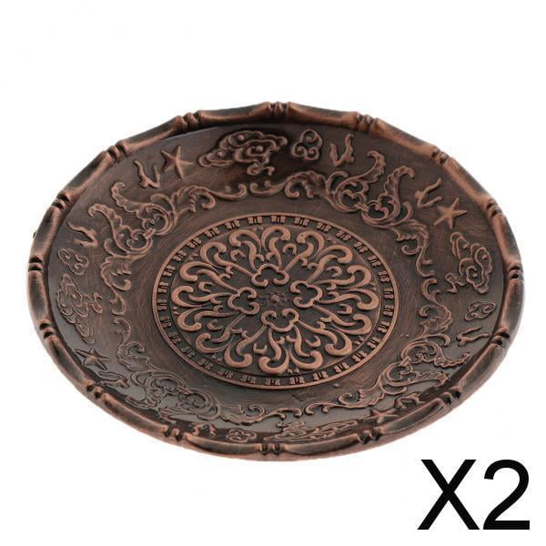 2 posavasos redondos para taza de té Kung Fu Soledad Cobre 2 piezas