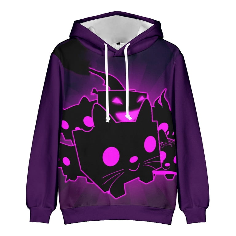 Pet Simulator X Merch Cute 3D Hoodie Sweatshirt Oversized Women men Kids  Pullovers 