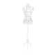 thumbnail image 5 of Maniquí femenino de Metal con Base estable, soporte de modelo, Torso de maniquí, formas de parte superior del cuerpo para ropa de exhibición de modistas de tienda Blanco Macarena Maniquíes femeninos, 5 of 8