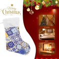 thumbnail image 6 of Coolnut Christmas Stockings 1PCS,Big Xmas Stockings Gift Decorations and Party Supplies,Used for Fireplace Decoration Socks-Turkish Ceramic Tile Style, 6 of 7