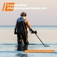 thumbnail image 5 of  ZuoZuoMing Waterproof Metal Detector for Adults & Kids, with High Accuracy Lightweight 8" Search Coil, All Metal & Disc Modes, 5 of 9