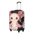thumbnail image 2 of Uemuo Cute Axolotl Sakura Blossoms Printed Washable Luggage Cover - Fashion Suitcase Protector Fits 18-32 Inch Luggage -Medium, 2 of 9