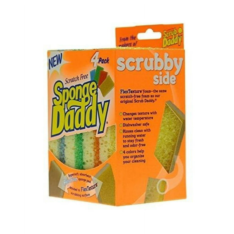 Scrub Daddy Sponge Set – Sad Daddy – FlexTexture Scrubber and