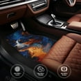 thumbnail image 4 of Wukai Cosmic Dog Starry Night Print Car Foot Mat Set of 4 Pieces, Anti-Slip Neoprene Auto Floor Mats Carpet, Universal Fit Automotive Floor Foot Mats Set for SUV, Van, Trucks, 4 of 6