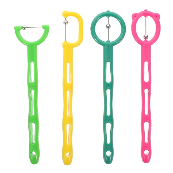 4 herramientas para ejercitar la lengua y la mandíbula, ideal para terapia del habla y rehabilitación de la deglución, para mujeres y niños.