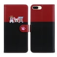 thumbnail image 2 of Compatible avec iPhone 8 Plus Étui Portefeuille Motif Animaux Mignons avec Fentes pour Cartes Couverture Rabattable, 2 of 5